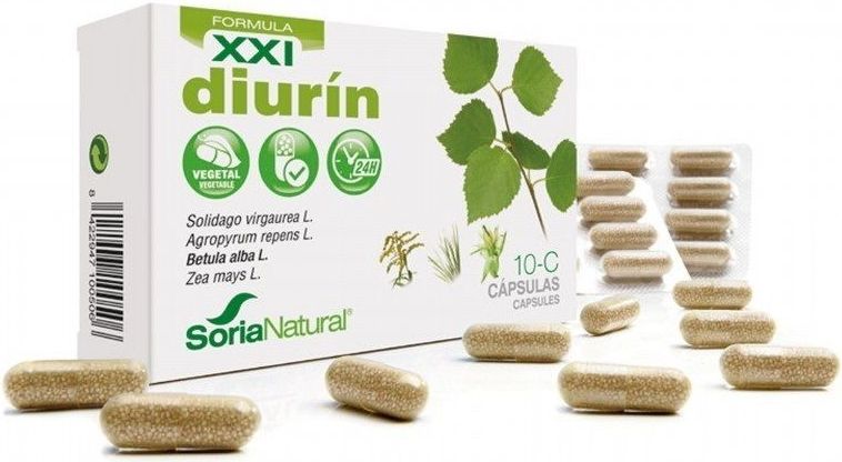 Soria Natural - Diurin 10-C - Kruidenpreparaat - Capsules - 60 Stuks