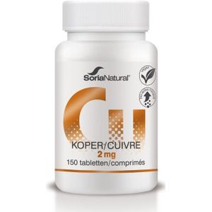Soria Koper 2mg Tabletten 150 stuks