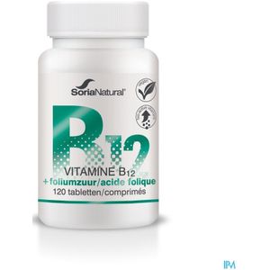 Vitamine B12 - Foliumzuur - 60 Tabletten - Ondersteunt Mentale Functie