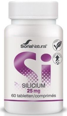 Soria - Silicium 25mg Tabl 60 - Bio-actieve Silicium uit Bamboe