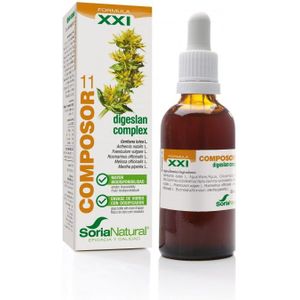 Soria Natural - Composor 11 Digesor XXI - Voedingssupplement - Gentiaan, Melisse, Venkel, Rozemarijn