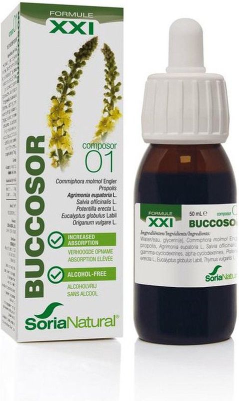 Soria Natural - Composor 1 - Kruidenpreparaat - Salie en Eucalyptus - 100 ml