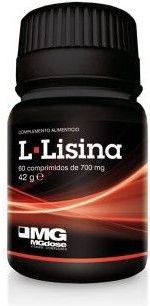 Soria - L-Lysine Mgdose Comp 60 - Ondersteunt Immuniteit en Groei