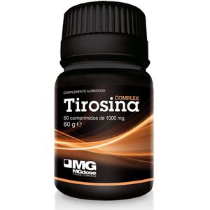 Voedingssupplement - Tyrosine - Ondersteunt Normaal Metabolisme - 60 Capsules