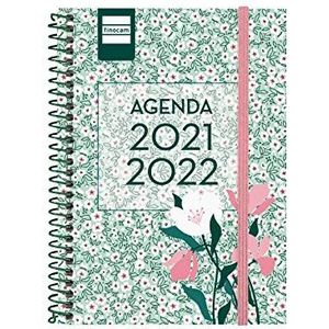 Finocam - Secundaire kalender 2021 2022, 8 - 120 x 164 weken, Portugees bloemenlandschap