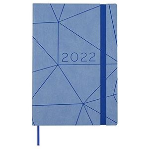 Finocam - Kalender 2022, 1 dag pagina, van januari 2022 tot december 2022 (12 maanden) Y10 – 140 x 204 mm Dynamic Casual Blue Catalaans