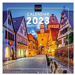 Finocam – Internationale wandkalender 2023, afbeeldingen januari 2023 – december 2023 (12 maanden) Charming