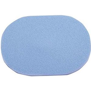 EUROSTIL DESMAQUILLANTE platte spons, 2UN unisex, volwassenen, zwart, uniek