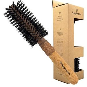 Antonio Axu - Axu Brush Round Full & Thick Hair - Haarborstel - Natuurlijk Varkenshaar - Ergonomische Handgreep