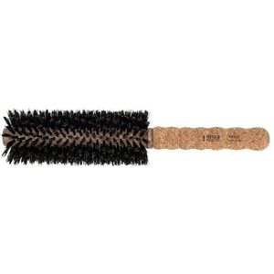 Ibiza Hair EX6 ronde borstel van kurkhout, milieuvriendelijk, professioneel, handgemaakt, extra lang