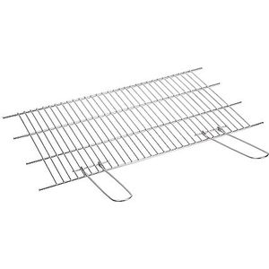 SAUVIC kapje 18/8 STAINLESS STAAL GRILL RACK 60 X 40 CM, Zilver, 62x40x1,5 cm