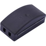 Solera - Lasdoos met Kroonsteen - Zwart - 72x33x25mm - 3-aderig - IP20