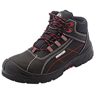 Security Line Buteo S3CIHISRCHRO Veiligheidslaarzen voor heren, nubuck, waterafstotend, teenkap van niet-metalen composiet, licht, antislip werkschoenen, Zwart, 40 EU