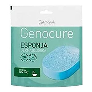 GENOCURE | Dermatologische douchespons | Buitengewoon zachte reiniging | fijne en gevoelige huid | lange levensduur