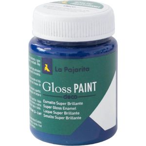 La Pajarita La Pajarita Glans Verf 75ml Oceaan Blauw.