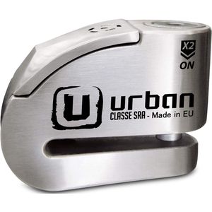Remschijfslot URBAN Alarm UR14S INOX Klasse SRA
