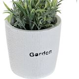 Items Lavendel Bloemen Kunstplant In Bloempot - Paarse Bloemen - 10 X 36 cm - Bloemstuk