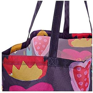 DKD Home Decor Multifunctionele tas met bloemenpatroon, polyester, 43 x 15 x 66 cm, uniseks, voor volwassenen, meerkleurig (meerkleurig), eenheidsmaat