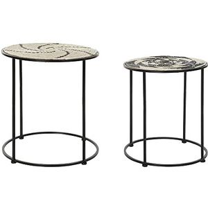 DKD Home Decor Set van 2 salontafels, standaard