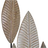 Decoratieve figuren DKD Home Decor Bamboe Ijzer Lakens (33 x 10 x 81 cm)