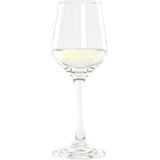6x Stuks witte wijn glazen 320 ml van glas
