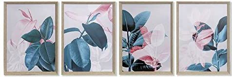 Bild Dkd Home Decor tropical leaf de plant 45 x 3,5 x 60 cm (4 Stück)