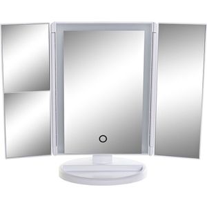 Badkamerspiegel / make-up spiegel met LED verlichting 34 x 11 x 28 - Opmaken - Luxe cosmeticaspiegels