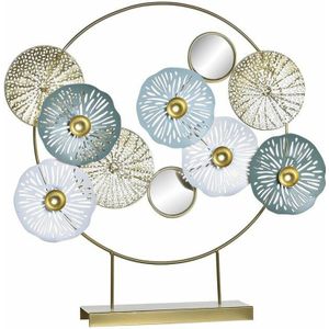 DKD Home Decor - Spiegel - Goud - Metaal - 44 x 8 x 46 cm