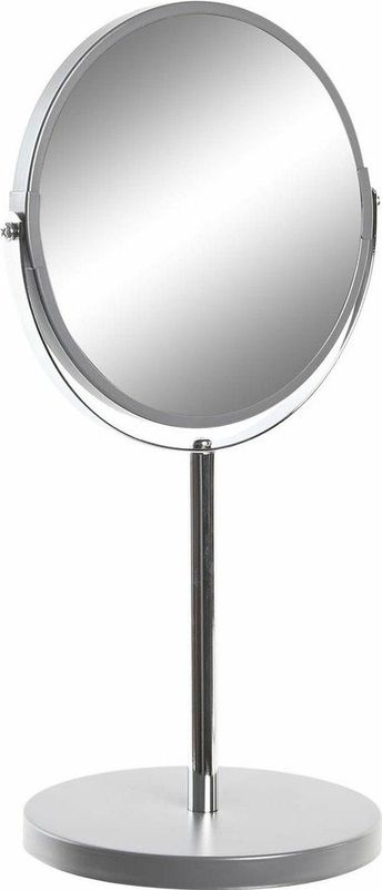 Spiegel DKD Home Decor Dubbelzijdig Ziverachtig Grijs Metaal Oranje Aluminium (18,5 x 15 x 34,5 cm) (2 Stuks)