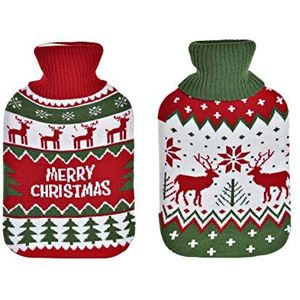 Herten Designs - Warmwaterkruik - Textielovertrek - 2 Liter