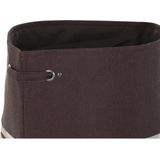 DKD Home Decor - Wasmand - Grijs Oranje - Polyester - Set van 3