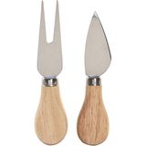 DKD Home Decor - Snackdienblad - Beige Groen - Keramiek