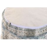 Kussen DKD Home Decor Voor op de grond Beige Blauw Bruin 40 x 40 x 40 cm Arabisch Franjes