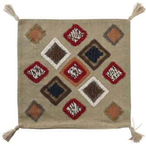 Kussenhoes DKD Home Decor Multicolour Franjes 50 x 1 x 50 cm