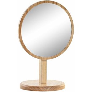 Spiegel met Ondersteuning DKD Home Decor Natuurlijk Rubberwood (15 x 12 x 22,5 cm)
