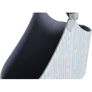 DKD Home Decor - Tijdschriftenrek - Blauw Wit - Mediterrane
