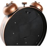 Clock de Table Vintage de the Brand, Multicolour, de Glas, Aluminium und Eisen (33,5 x 26 x 8 Zentimeter) - Dkd Home Decor