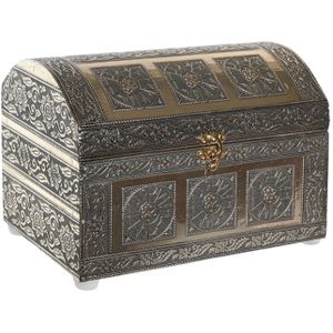 Items - Sieradenkistje - Champagne goud - Hout - 1-vaks - Luxe opbergdoos