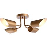 Deckenleuchte dkd home decor gold Metall 50 w 70 x 70 x 20 cm