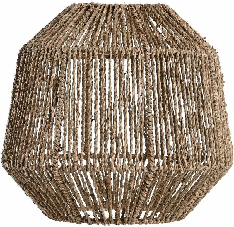 DKD Home Decor - Lampenkap - Natuurlijk Zeegras - 30 x 30 x 28 cm