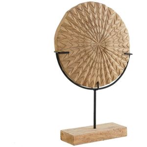 DKD Home Decor - Decoratieve Figuren - Bruin - IJzer en Mangohout