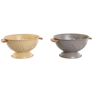 ESPRIT - Uitwringbaar Home - Beige Grijs - Bamboe Roestvrij Staal - 2 Stuks