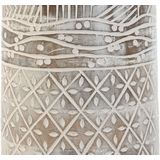 ESPRIT - Vaas - Wit - Natuurlijk Mangohout - Koloniaal