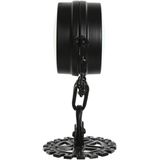 Esprit - Bordsklocka - Zwart - Zilverkleurig - Metaal - Kristal - 18 x 17 x 33 cm