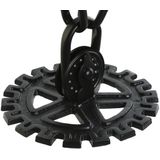 Esprit - Bordsklocka - Zwart - Zilverkleurig - Metaal - Kristal - 18 x 17 x 33 cm