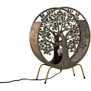 Esprit - Bureaulamp - Goud - Metaal - Boomstructuur - E27