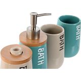 ESPRIT - Badset - Beige Turkoois - Bamboe ABS Dolomite - 2 Stuks