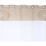 ESPRIT - Gordijnen Home - 140 x 260 cm - Katoen Polyester Jute - Lichtdoorlatend