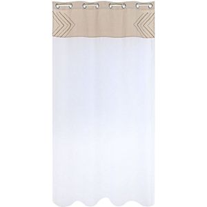 ESPRIT - Gordijnen Home - 140 x 260 cm - Katoen Polyester Jute - Lichtdoorlatend