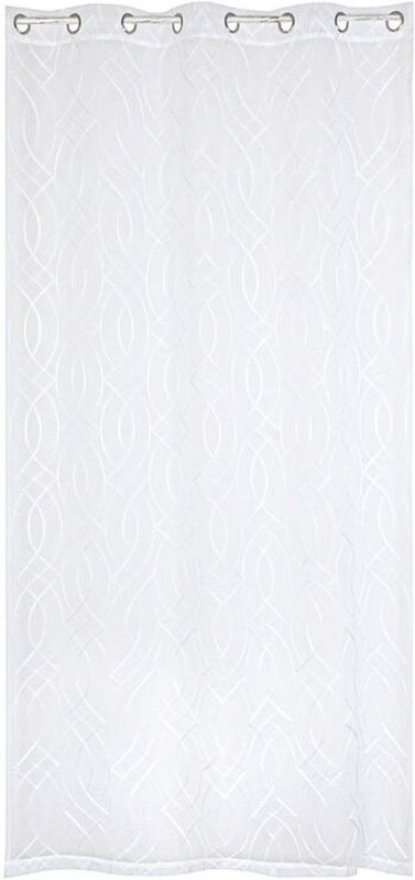 ESPRIT - Gordijnen - Wit - Polyester - 140 x 260 cm